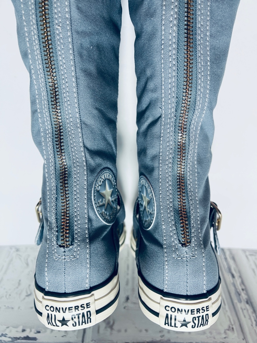 Converse Chuck Taylor XXHi Buckle Hi Shoes Women 7.5 Men 5.5 
Blue|White Rare! - Picture 8 of 17